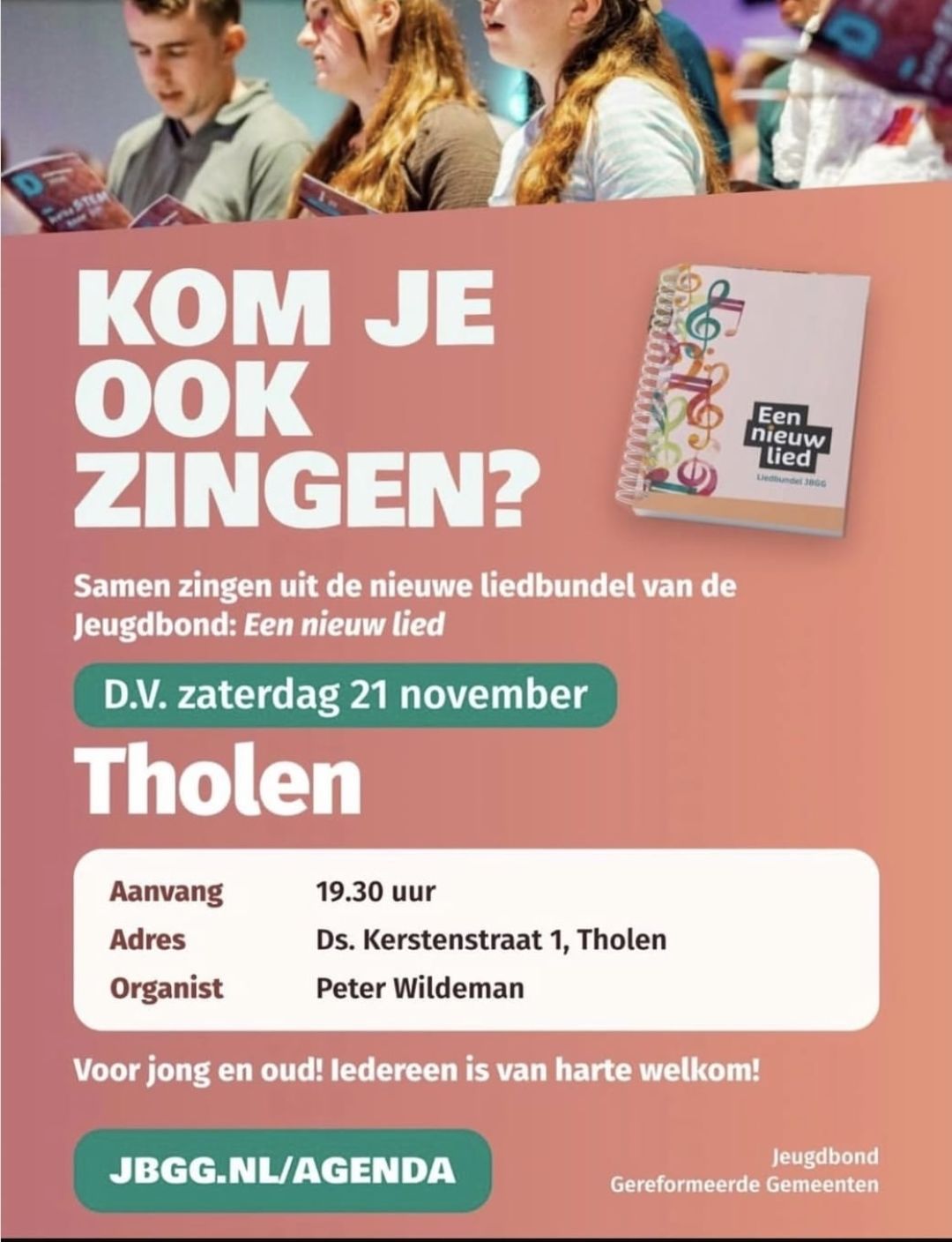 Afbeelding bij Kom je ook zingen?